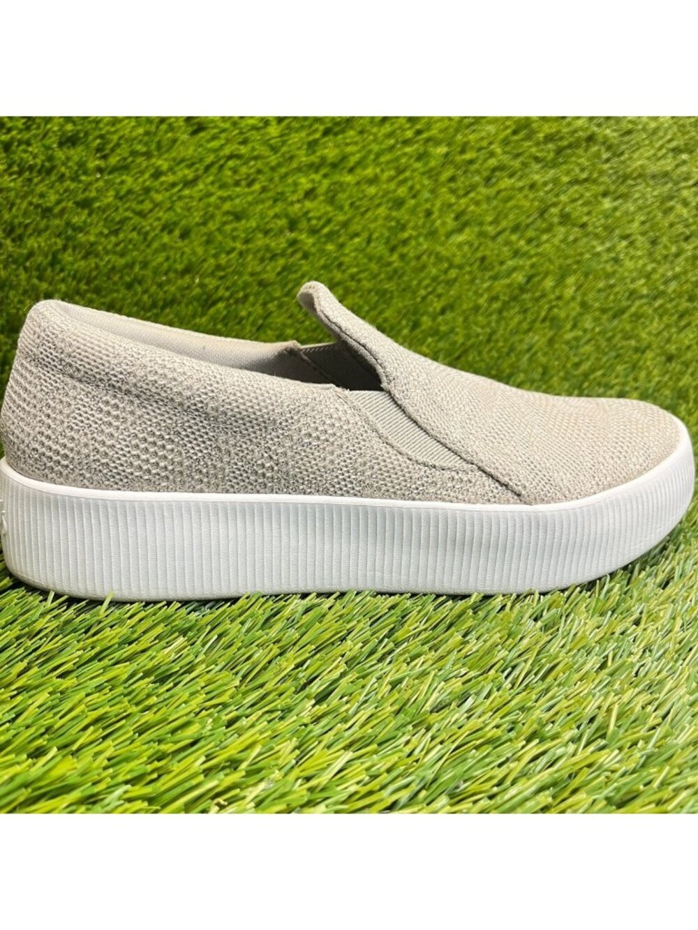 Allbirds Lounger Lift Womens Size 7.5 Gray Casual Knit Slip On Shoes Sneakers